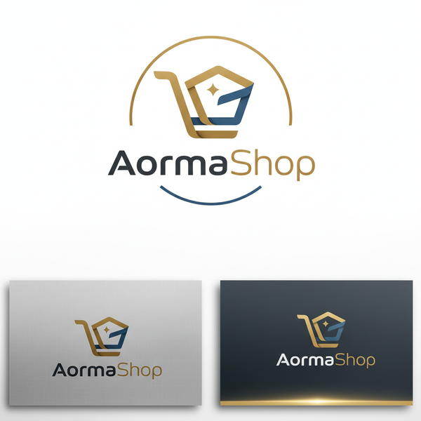 genre moi une logo pour ma boutique en ligne aormaShop