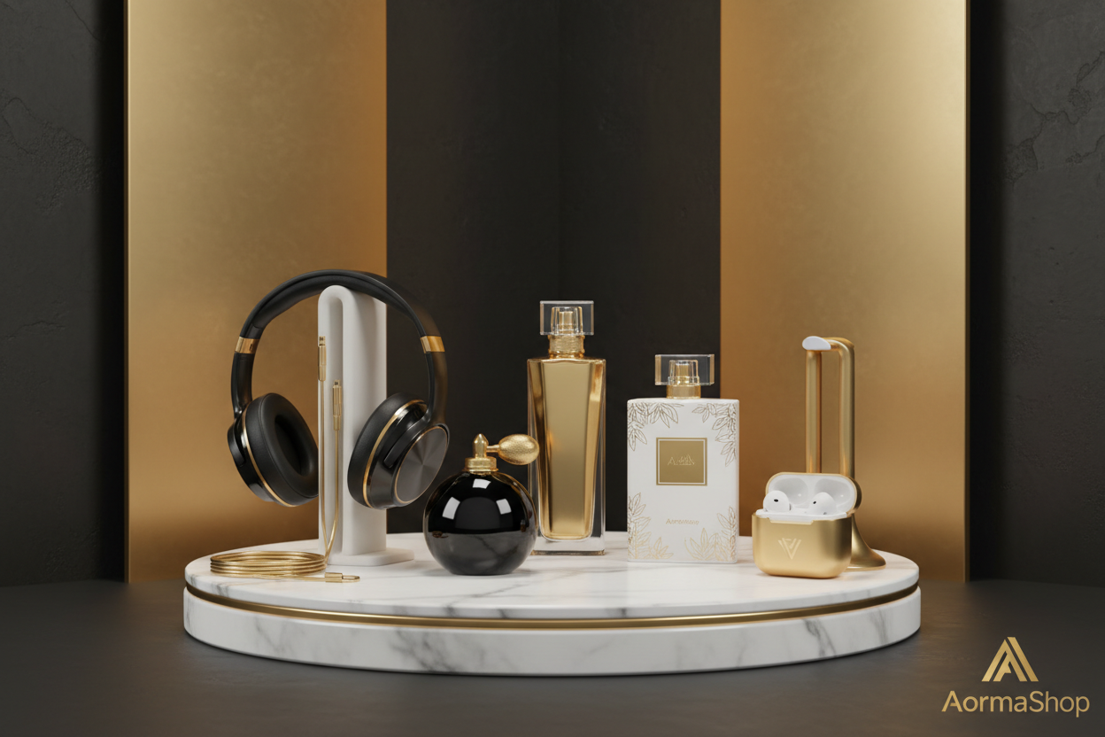 une image pour mas boutique AormaShop parfum es dès acssoir comme dès casque